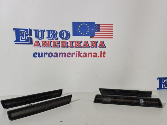 Front Rear LED Side Marker Light Smoked