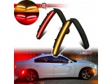 Front & Rear LED Side Bumper Marker Smoked Lens LED