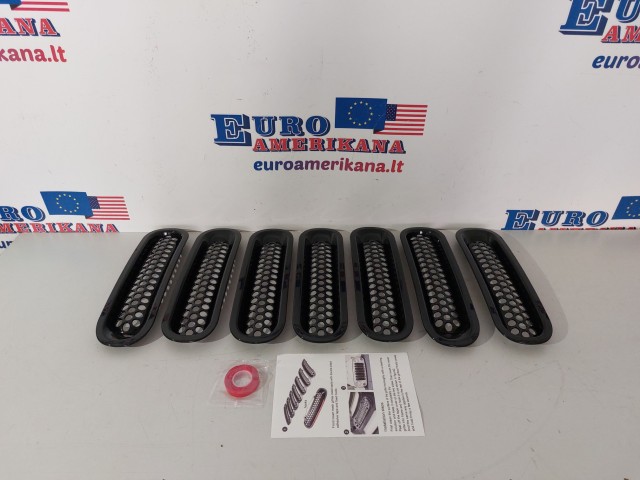 Front Grille Insert Kit (Black Clips)
