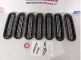 Front Grille Insert Kit (Black Clips)
