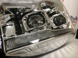 Chrome Front Signal Projector Headlights Set (w/ LED, DRL)