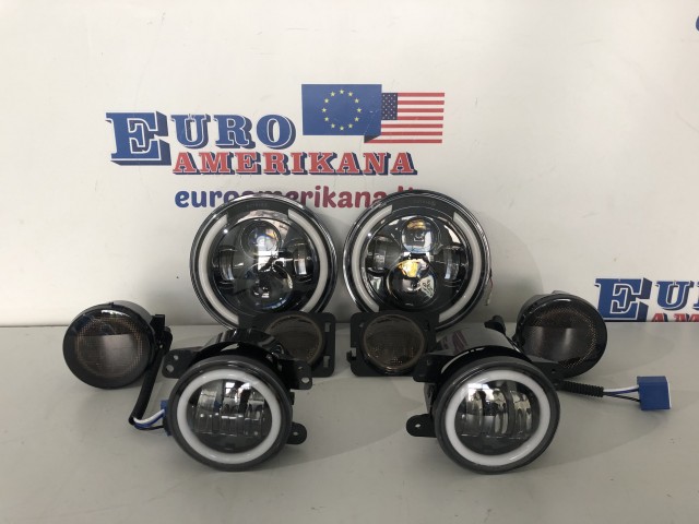 7'' LED Headlights, Turn Signal, Fog Light Set