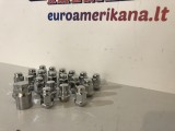 16 Vienetų Chrominis Veržlių komplektas