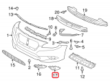 Fog Lamp Bezel, LH
