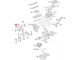 Engine Timing Chain Tensioner, LH