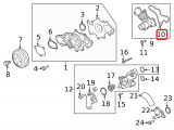 Engine Coolant Outlet Gasket