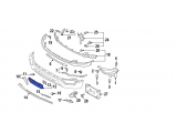 Front Lower Center Bumper Cover Spacer Panel 
