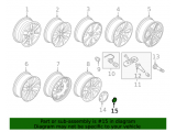 Wheel Cap (1PC, Takeoff)