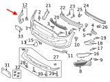 Bumper Trim, RH