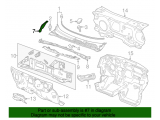 Cowl Grille Side Seal, LH