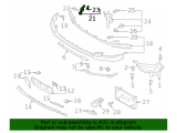 Bumper Cover Reinforcement, RH