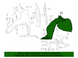 Front Fender Liner, LH