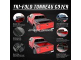 8' Soft Tri-Fold Tonneau Cover