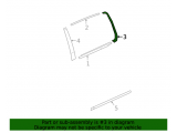 Rear Molding, LH
