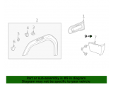 Rocker Molding Retainer (Coupe)