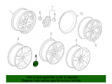 Wheel Cap (1PC, Takeoff)