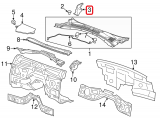 Air Inlet Grille Panel Extension, RH