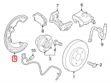 Brake Shield, RH