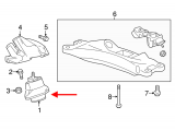 Front Engine Mount, LH