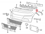 Bumper Cover Support Rail (right)