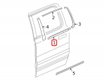 Belt Weather-Strip (left)