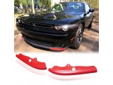 Front Bumper Lip Splitter Guard Cover Trim (Red)