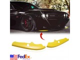 Front Bumper Lip Splitter Guard Cover Trim (Yellow)