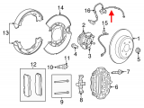 Rear Speed Sensor, LH