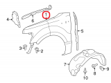 Fender w/holes for molding (Left)