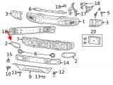 Trim Bezel, Front Bumper (LH)