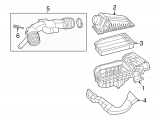 Air Cleaner Box (Complete, Takeoff)