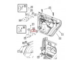 Door Hinge, RH (Front, Takeoff)