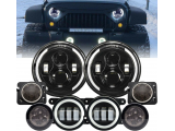 7'' LED Headlights, Turn Signal, Fog Light Set