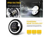7 Inch Apvalių LED žibintų komplektas